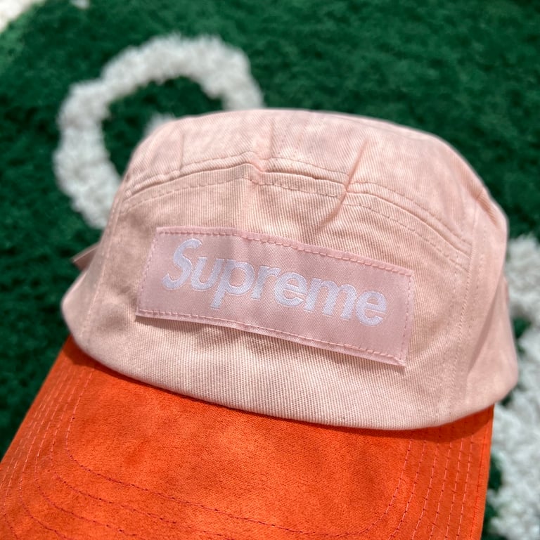 Supreme 5-Panel Camp Cap Pink Orange - 2