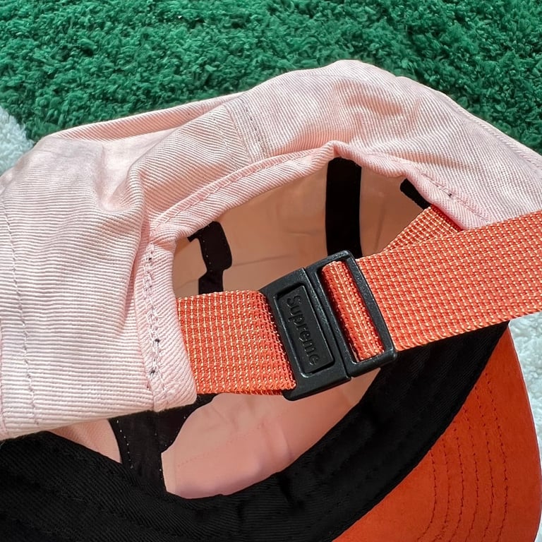 Supreme 5-Panel Camp Cap Pink Orange - 4