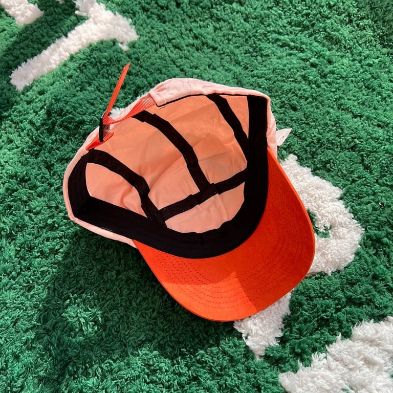 Supreme 5-Panel Camp Cap Pink Orange - 5