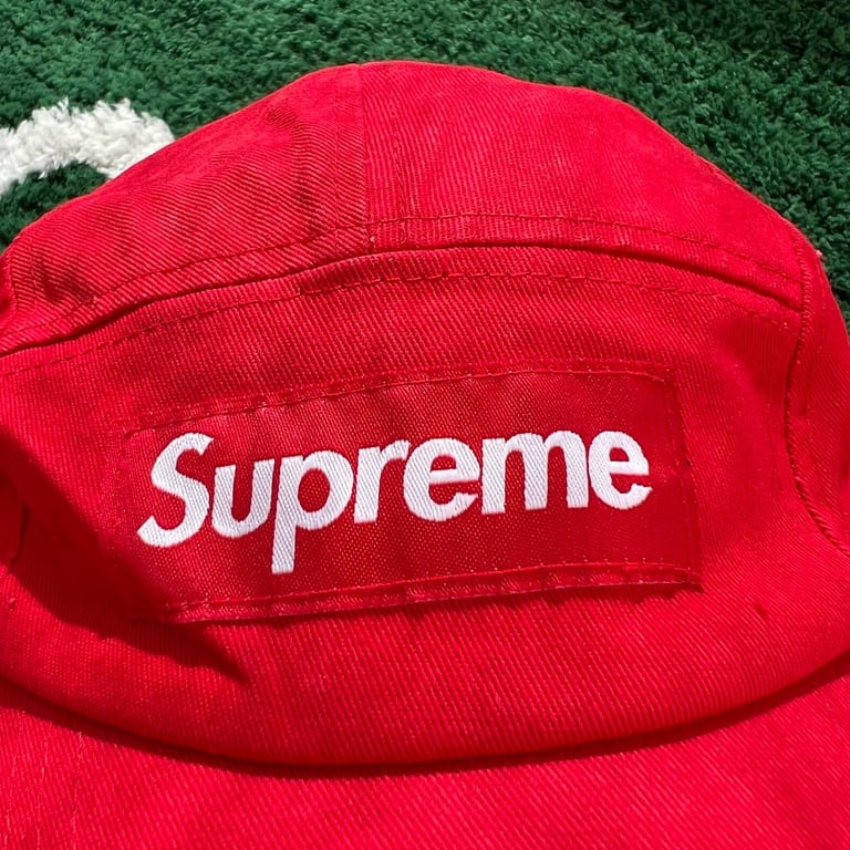 Supreme 5-Panel Box Logo Cap Red - 2