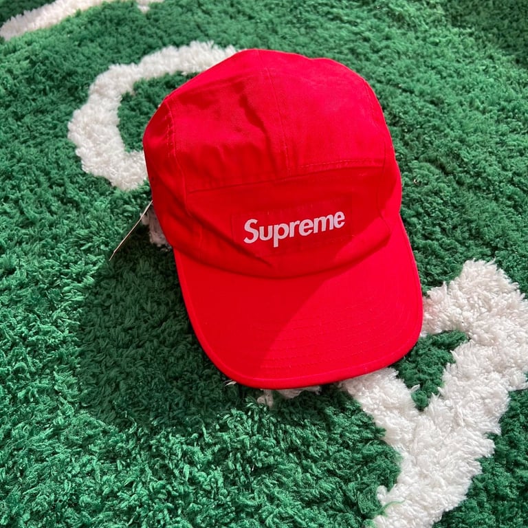 Supreme 5-Panel Box Logo Cap Red - 3