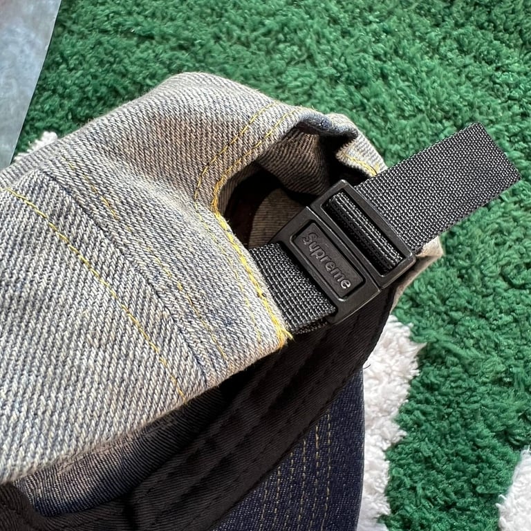 Supreme Denim Camp Cap Grey - 2