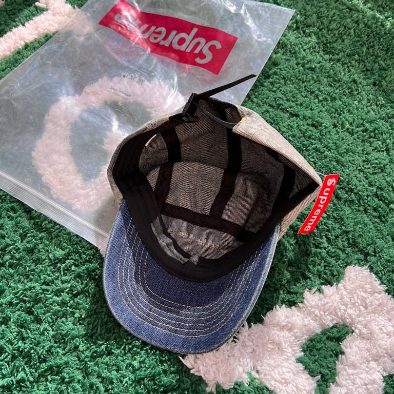 Supreme Denim Camp Cap Grey - 3