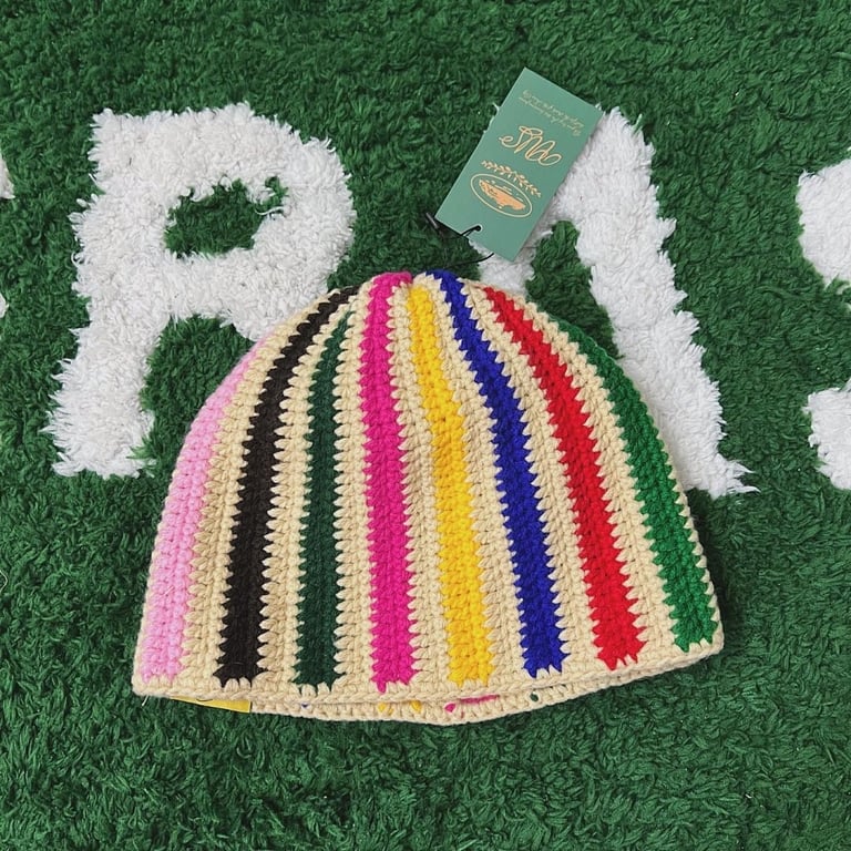 Corteiz Rope Stair & Rainbow Crochet Beanie - 8