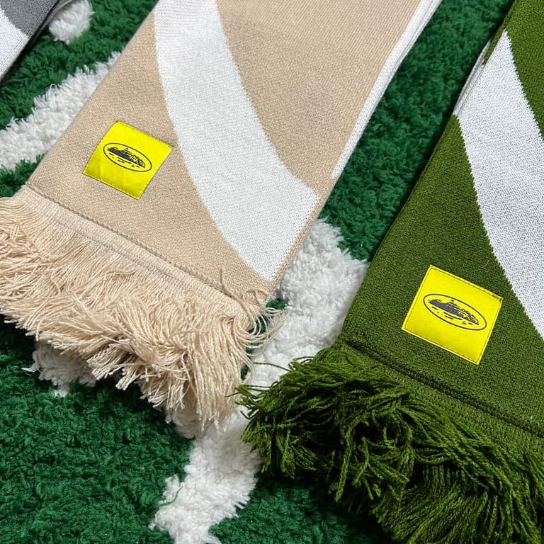 Corteiz Alcatraz Logo Knit Scarf - 14