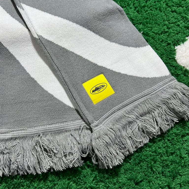 Corteiz Alcatraz Logo Knit Scarf - 10
