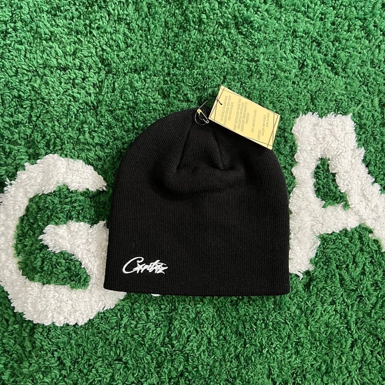 Corteiz Mirco Allstarz Skully Black Beanie - 4