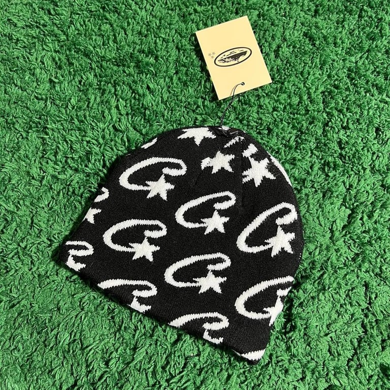 Corteiz Star Beanie Black - 12
