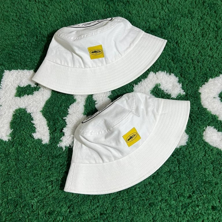 Corteiz Alcatraz Bucket Hat White - 12
