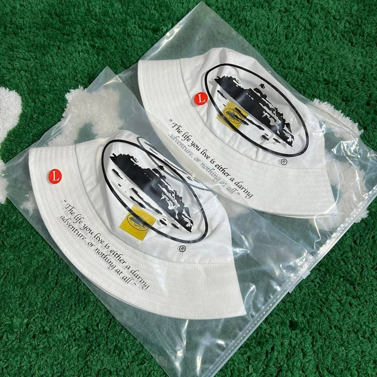 Corteiz Alcatraz Bucket Hat White - 13