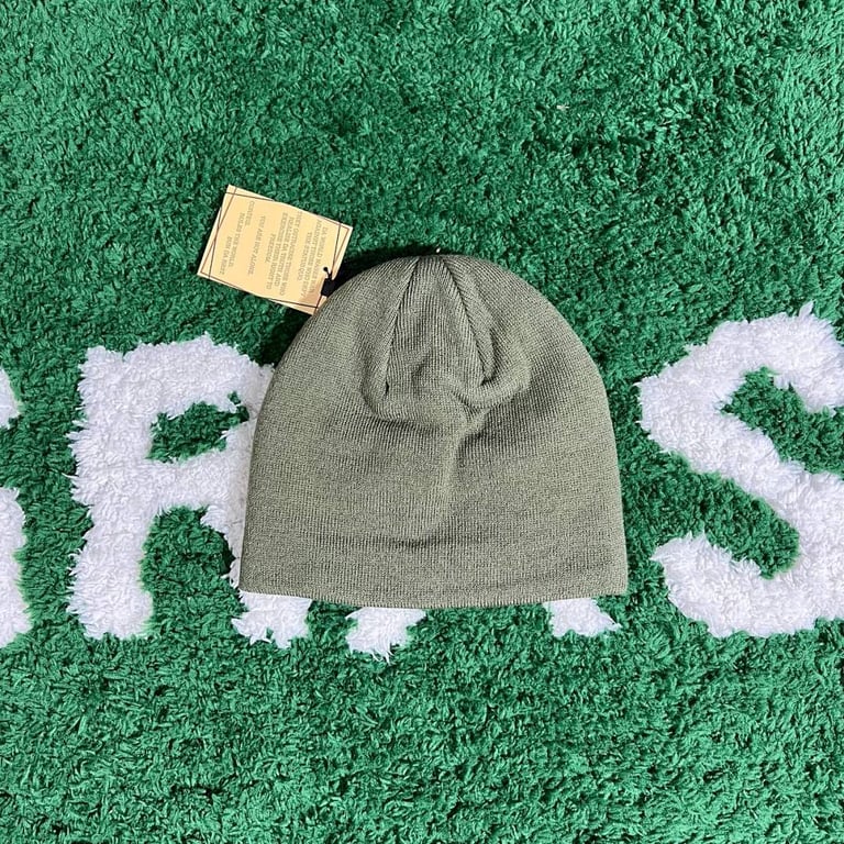 Corteiz Alcatraz Beanie Army Green - 4