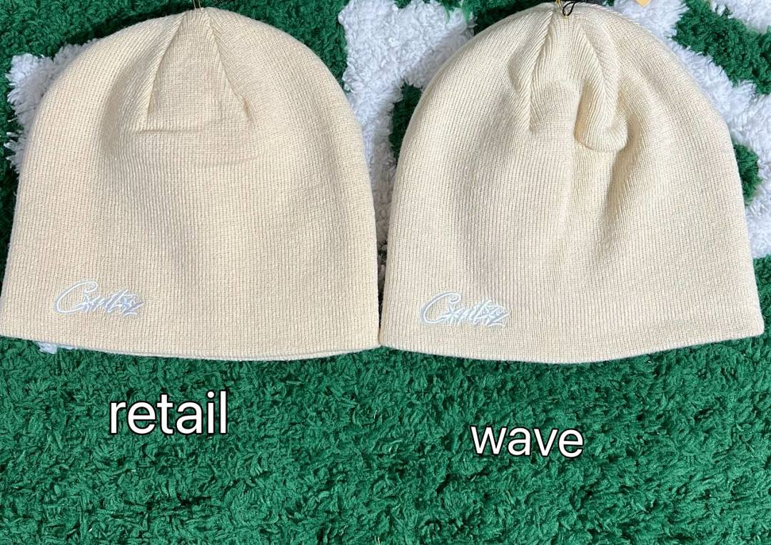 Corteiz Small Logo Beanie Beige - 3