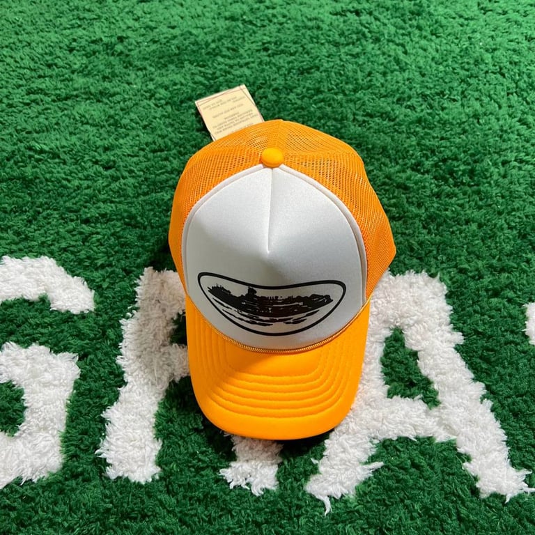 Corteiz Alcatraz Trucker Hat White / Yellow - 6