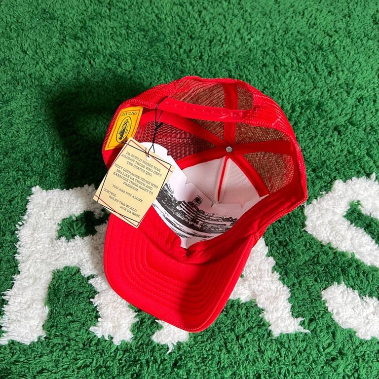 Corteiz Red Trucker Hat - 2
