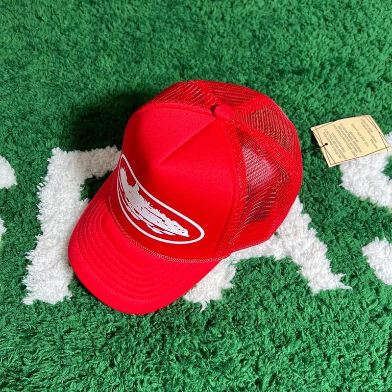Corteiz Red Trucker Hat - 3