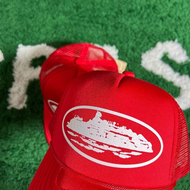 Corteiz Red Trucker Hat - 4