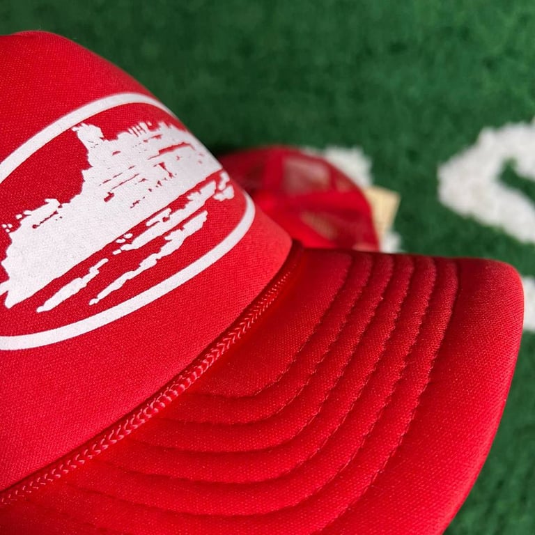 Corteiz Red Trucker Hat - 8