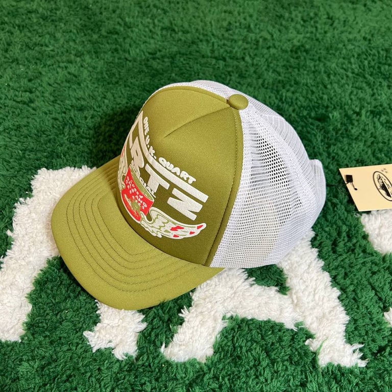 Corteiz Special Speed Oils Trucker Hat Green - 2