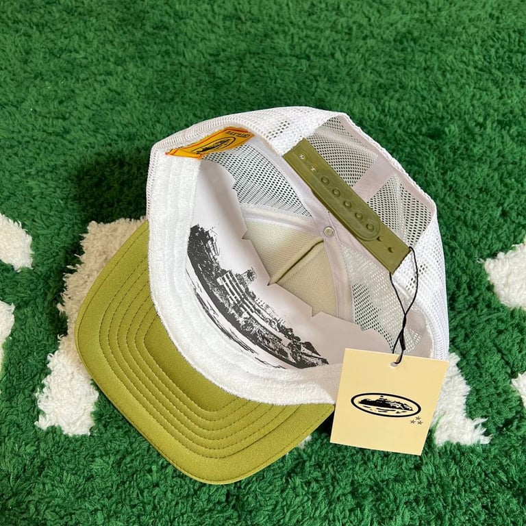 Corteiz Special Speed Oils Trucker Hat Green - 3