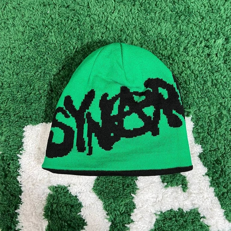 Syna World "Synarchy" Reversible Green Beanie - 12