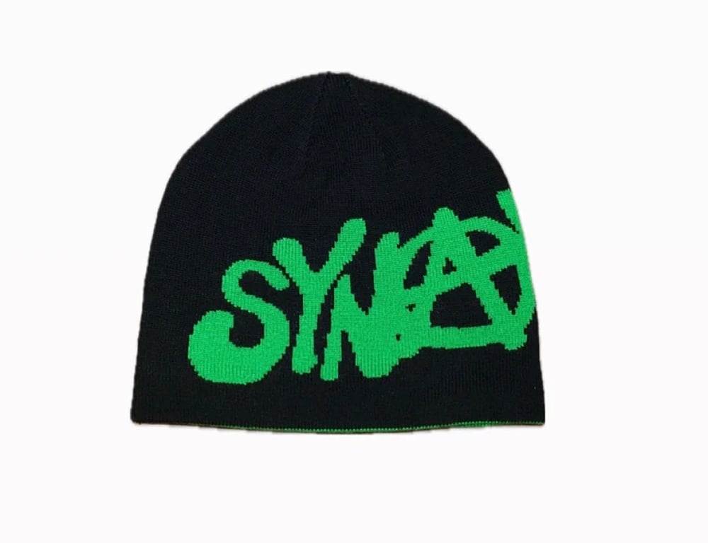 Syna World "Synarchy" Reversible Green Beanie - 19