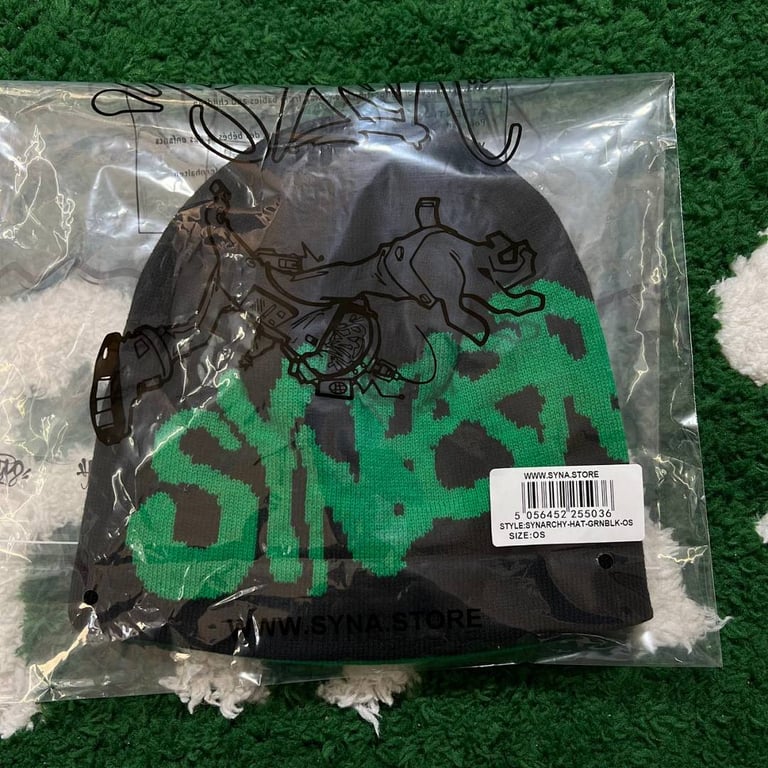 Syna World "Synarchy" Reversible Green Beanie - 5