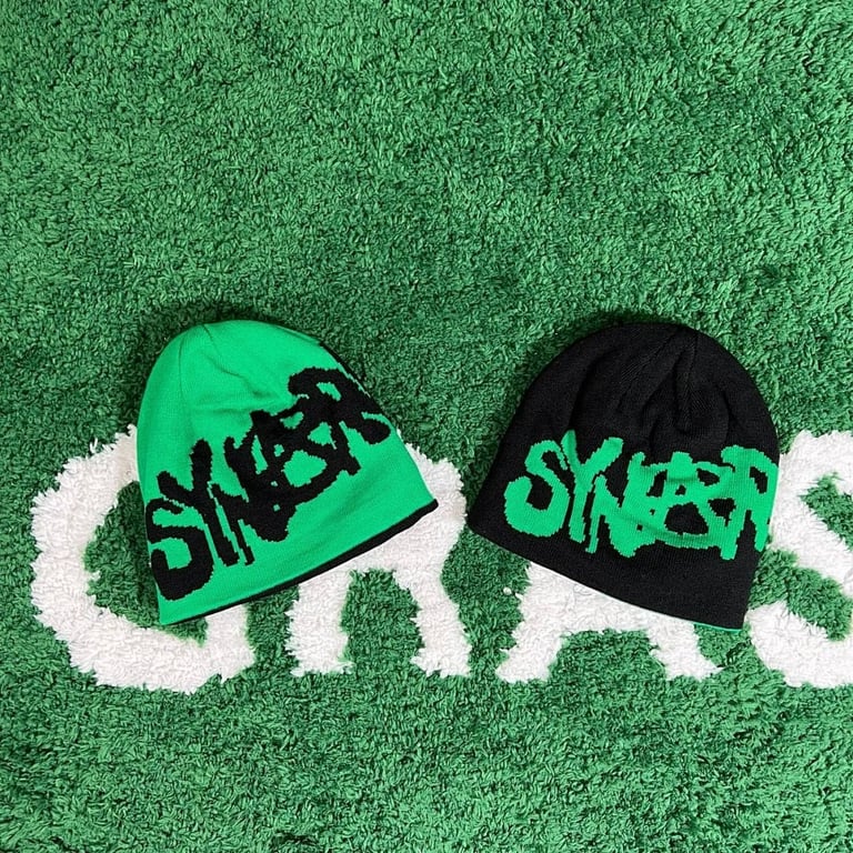Syna World "Synarchy" Reversible Green Beanie - 10