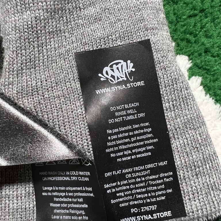 Syna World “Synarchy” Reversible Beanie Black/Grey - 2