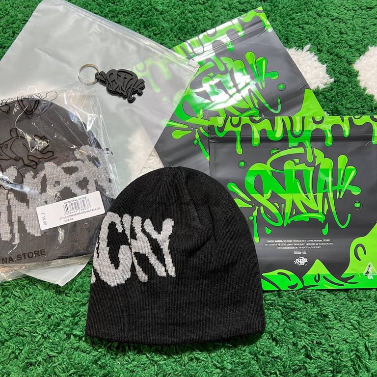 Syna World “Synarchy” Reversible Beanie Black/Grey - 13