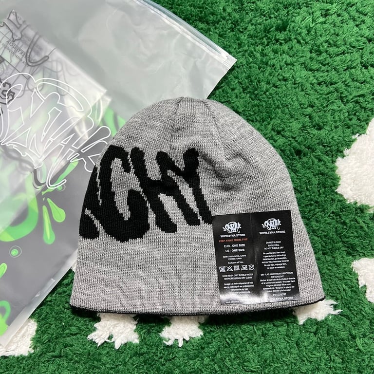 Syna World “Synarchy” Reversible Beanie Black/Grey - 4