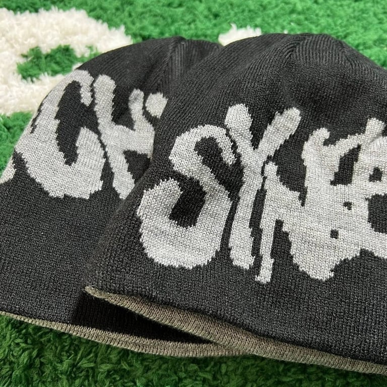 Syna World “Synarchy” Reversible Beanie Black/Grey - 8