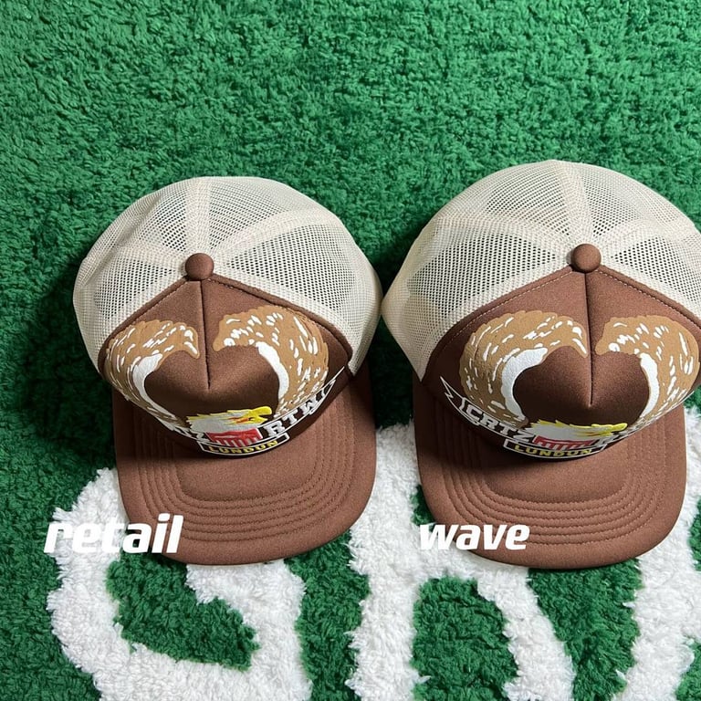 Corteiz Eagle Trucker Hat Brown - 8