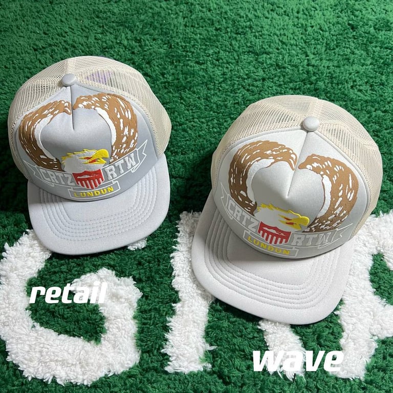 Corteiz Eagle Silver Trucker Hat - 4