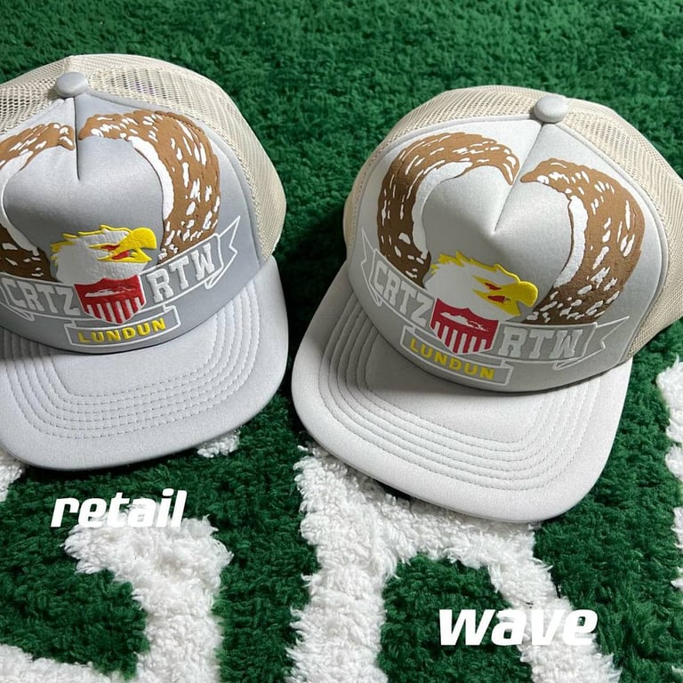 Corteiz Eagle Silver Trucker Hat - 15