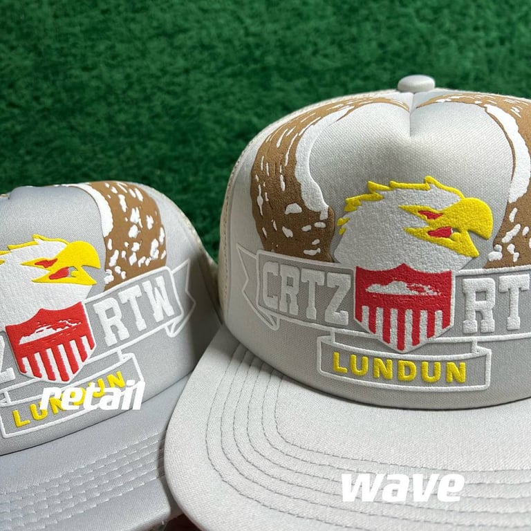 Corteiz Eagle Silver Trucker Hat - 2