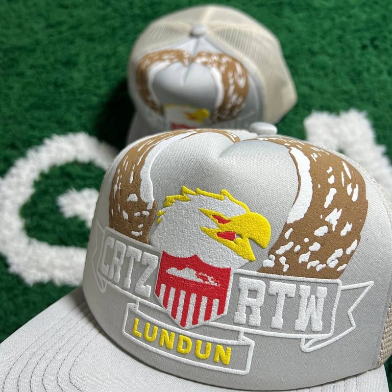 Corteiz Eagle Silver Trucker Hat - 3