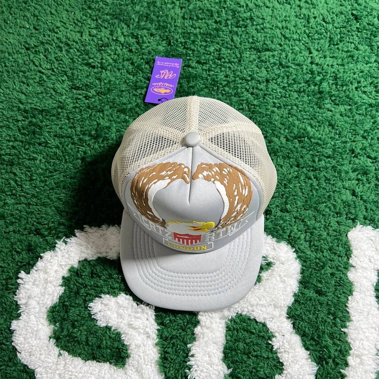 Corteiz Eagle Silver Trucker Hat - 11