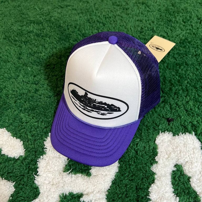 Corteiz Trucker Hat White/Purple - 2