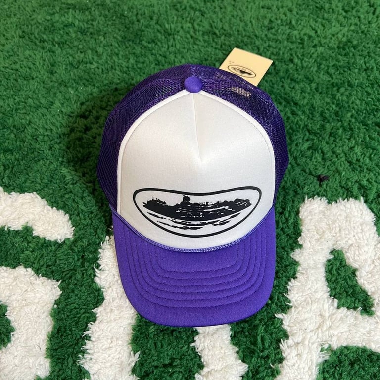 Corteiz Trucker Hat White/Purple - 5