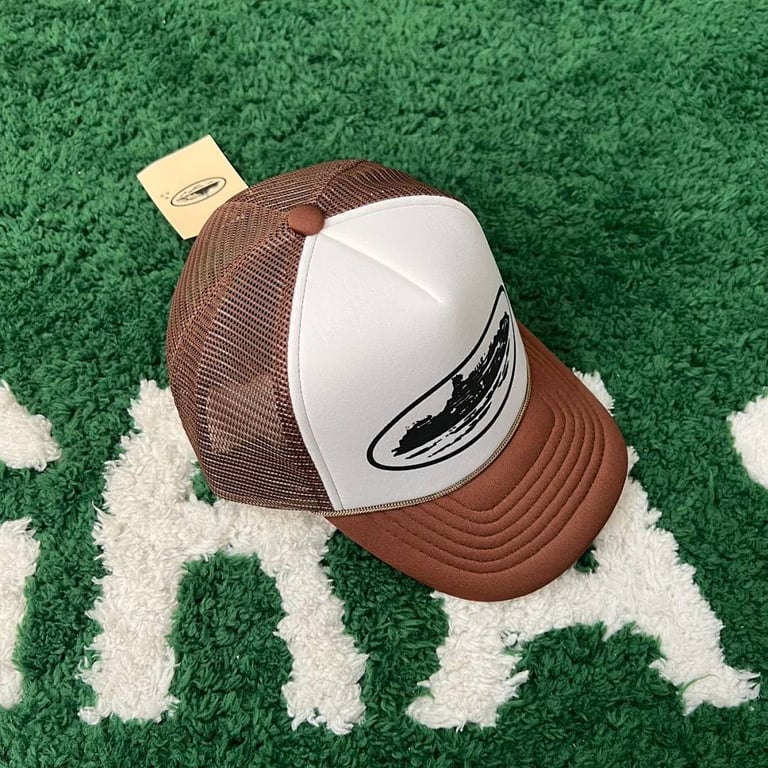 Corteiz Trucker Hat White/Brown - 6