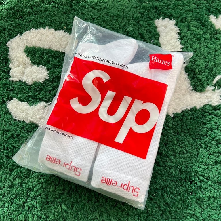 Supreme x Hanes Crew Socks 4-Pack - 4