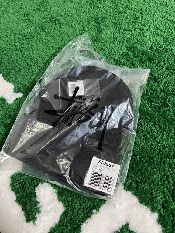 Stüssy Stock Cuff Beanie Black - 4