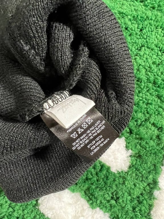Stüssy Stock Cuff Beanie Black - 4