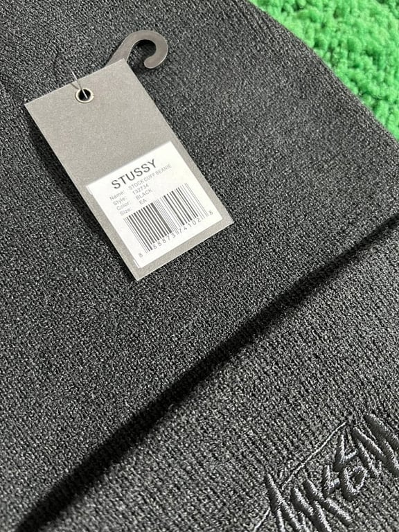 Stüssy Stock Cuff Beanie Black - 6