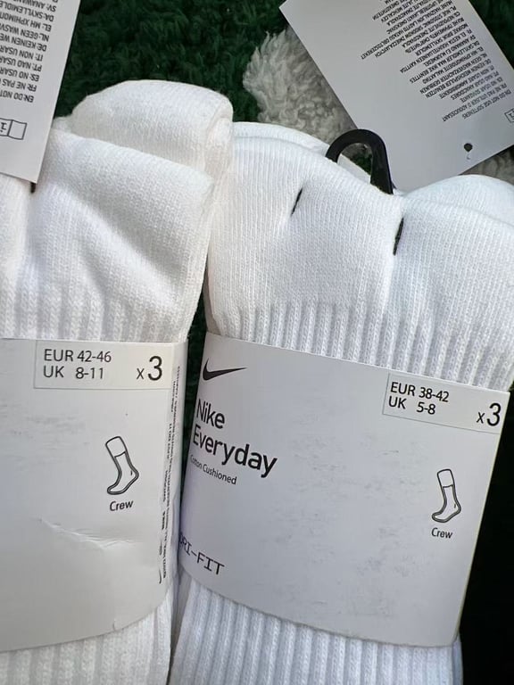 Nike Everyday Cushion Crew Socks 3-Pack - 11
