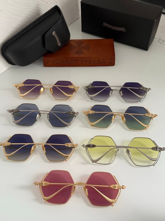 Chrome Hearts Creamed Sunglasses - 2