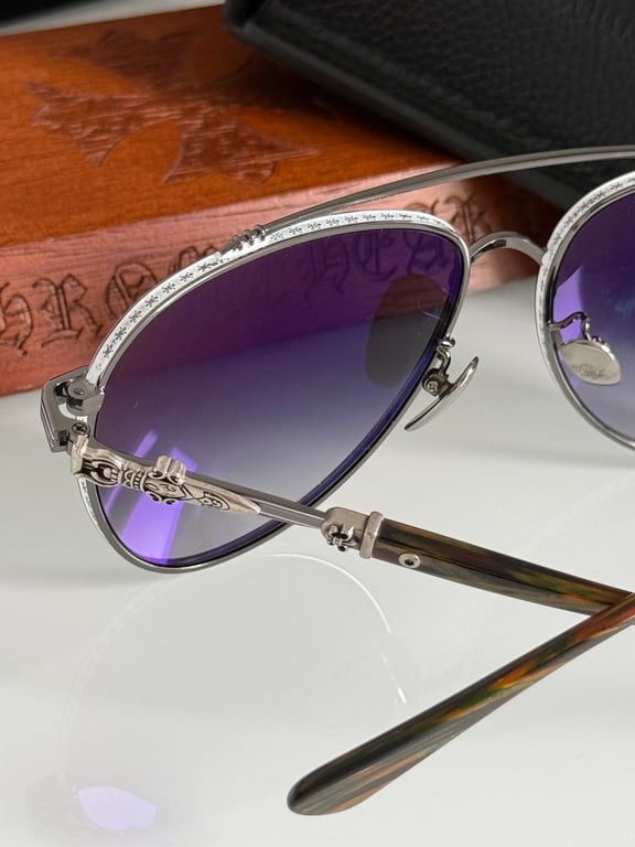 Chrome Hearts CBEATH I Aviator Sunglasses - 6
