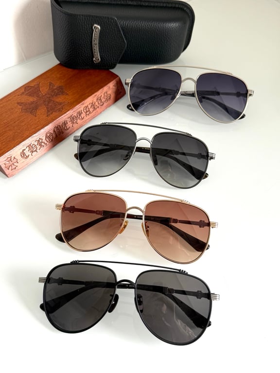 Chrome Hearts CBEATH I Aviator Sunglasses - 8
