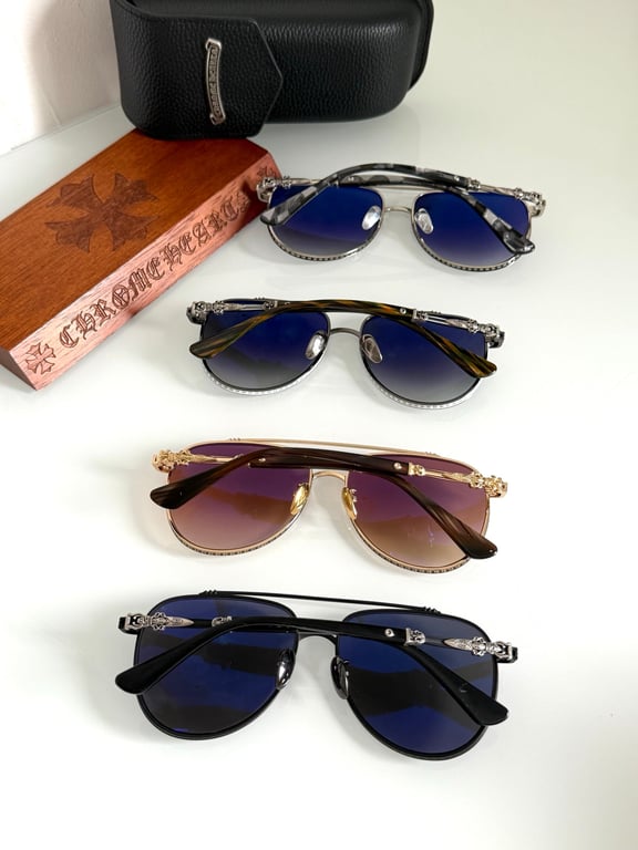 Chrome Hearts CBEATH I Aviator Sunglasses - 9