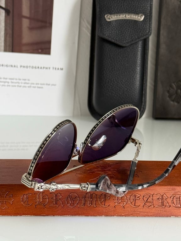 Chrome Hearts CBEATH I Aviator Sunglasses - 8